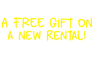 Congrats You've Won: A FREE Gift on a new rental! Check your email for your offer!